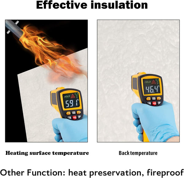 Ceramic Fiber Blanket High Temperature Thermal Fireproof Insulation mat 0.6x3.6M