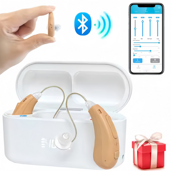 Professional Hearing AIDS 16-channel Bluetooth Digital RIC Hearing Aids Elderly