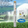 100L/min Deep Well Pump 2HP Submersible Bore Pump for Industrial Agricultural AU