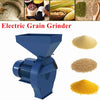 Grain Grinder Corn Barley Wheat Mill Electric Grain Crusher Adjustable Thickness