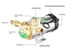 150W Automatic Boost Pump Tap Shower Stainless Steel Pressure Water Booster