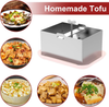 Tofu Press Kit Food Grade Stainless Steel Tofu Maker Pressure Adjustable 16x12x9