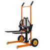 200kg Manual Forklift Platform Stacker Walkie Stacker 900mm Adjustable Forks