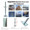 4 Pcs Scaffolding Adjustable Leveling Jack Steel Screw Large Bearing Capacity