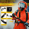 Full Face Gas Mask Flow Respirator Electric Supplied Air Fed Flow System Device