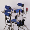 Mobility Walking Aid Walker Frame w/6 Wheels&Seat For Handicapped Rehabilitation