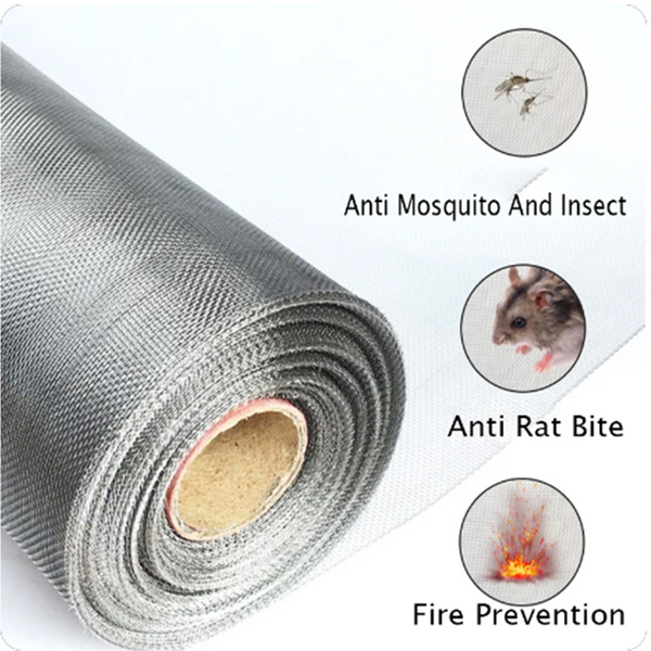 30M Roll Insect Screen Mesh Window Fly Screen Net Stainless Steel 1.1mm Hole AUS