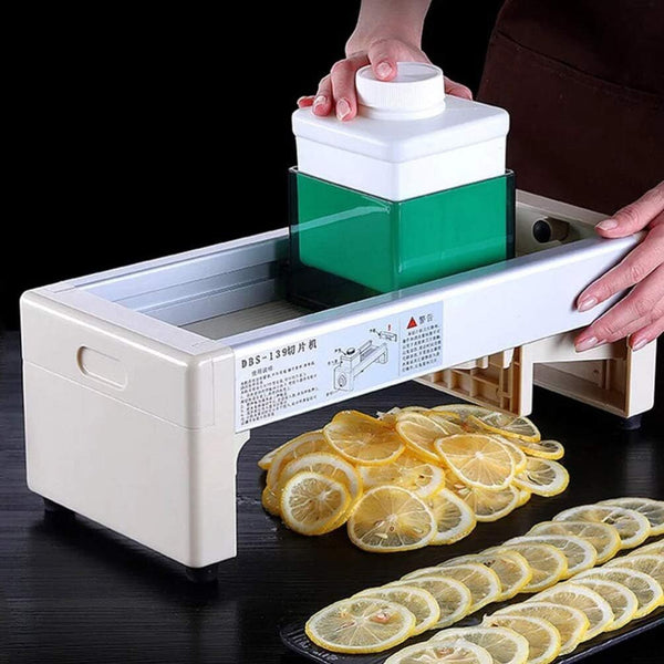 Fruit Vegetable Slicer Tomato Lemon Cutter Slicing Machine Home & Commercial New