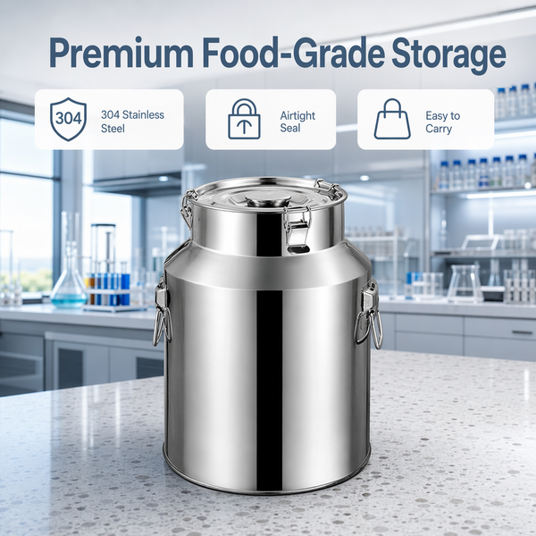 58L/35L Wine Beer Keg Fermenter Barrel Stainless Steel Oil Rice Milk Cans Tank