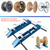 30-120cm Adjustable Cable Roller Stand Reel Drum Dispenser Cable Manage Tool 3T