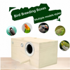 Oversized Bird Nest Breeding Box Parakeet Budgie Cockatiel Nesting Window Wooden