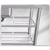 Stainless Steel Kitchen Bench Work Table Commercial Sinks Splashback 120cmX80cm