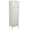 Single Tier Standard Metal Locker Office Storage Cabinet Tallboy Bedroom Black