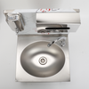 Wall-mounted Washbasin Knee Operated Sink With Faucet Soap & Towel Dispenser AU