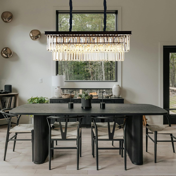 Luxury American Retro Crystal Pendant Lights Ceiling Light Deco Fixture 3 Colors