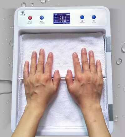 Hyperhidrosis Machine Iontophoresis Stop Hands and Feet Sweating Therapy AU