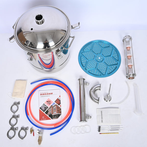 50L Premium Alcohol Distiller Stainless Steel Still Wine Making Kit Home Brewing