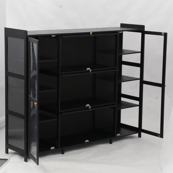 Nisorpa 3-5 Door Display Storage Cabinet for Lego Toy Cupboard Display cases AU