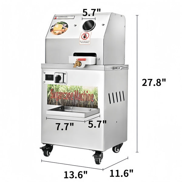 Commercial Sugar Cane Juicer Machine 300KG/H Electric Cane Press Juicer