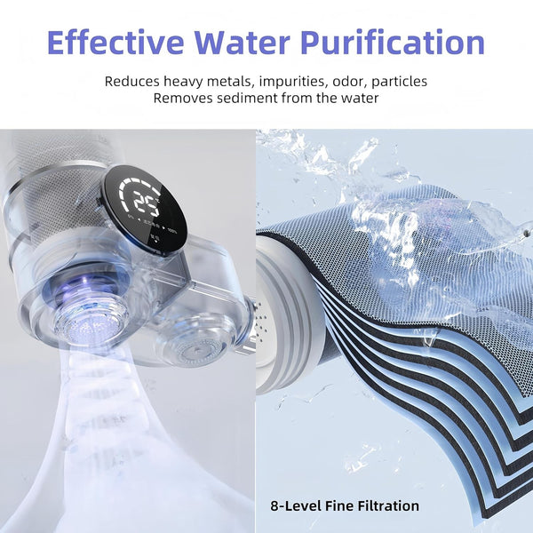 Tap Water Filter Kitchen Water  Purifier Filtration System with 2 Cartridges