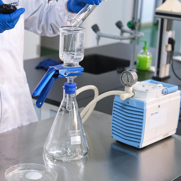 Lab Vacuum Filtration Distillation Apparatus 1000ML Filtering Flask 300ml Funnel