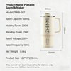 6in1 Soy Milk Maker Soybean Machine Juice Grain Blender Automatic Heating 500ml