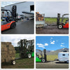 Forklift Trailer Hitch Adaptor Pallet Trailer Tow Receiver Attachment 3000lbs