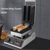 Commercial Burrito Maker 2 Grid Chicken Wraps Toaster 1500W 50-300℃ Non-Stick