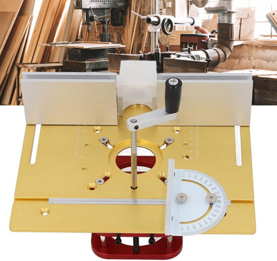 Aluminum Alloy Router Lift Table Router Lifts Base for 64-66mm Diameter Motors