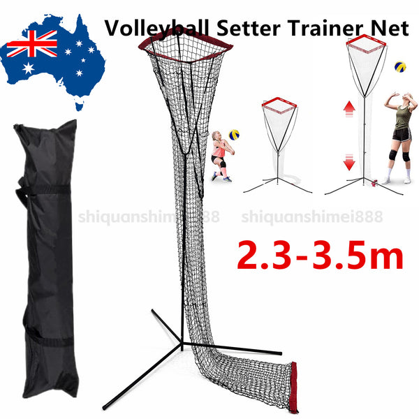 Volleyball Setter Trainer Net Adjustable Height Volleyball Target Net Rebounder