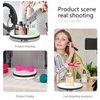 13.8inch Motorized Rotating Turntable 15KG Load 360° Rotating Display Stand AU