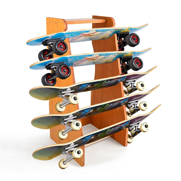 5-Layer Skateboard Rack Floor Stand Skateboard Storage Rack for Deck Longboard