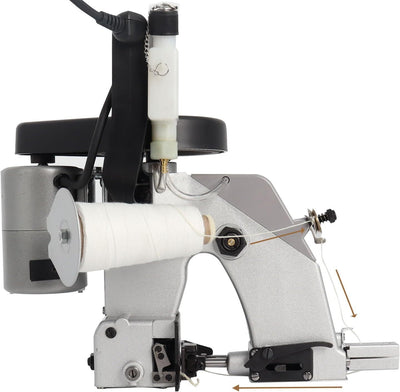 Electric Bag Closer Sewing MachineCrafting Bag Stitcher w/6 Roll Sewing Thread