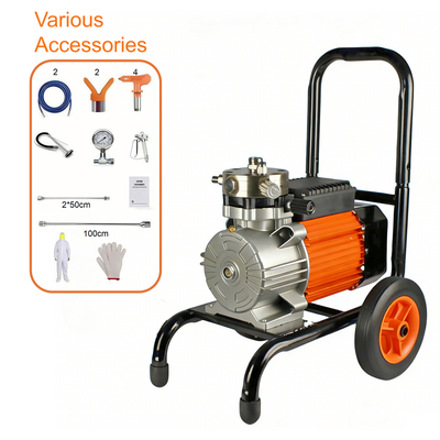 6KW Airless Paint Sprayer 16L/Min Electric Painting Spray Machine Deck Spraying
