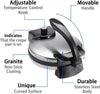 1200W Electric Chapati Roti Maker Bread Crepe Machine Tortilla  Non-Stick Maker