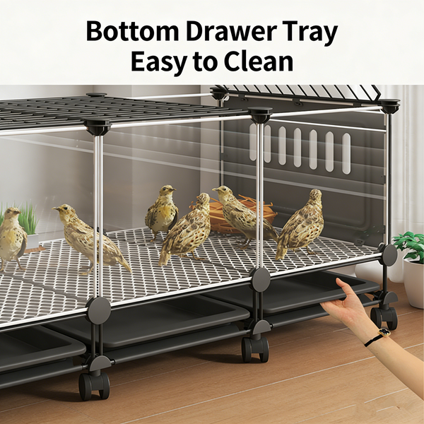 Quail Chicken Duck Coop Rabbit Hutch Large Hutches House Hen Run Cage Playpen