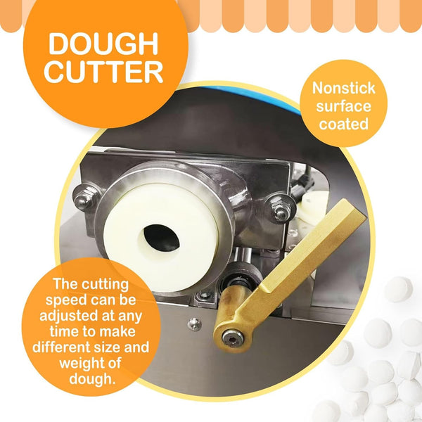 Commercial Dough Divider Electric Quantitative Dough Cutter 300g with 14 Molds
