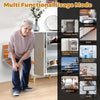 Foldable Wall-Mount Shower Seat Fold Down Shower Bench Chair for Elderly 440lbs