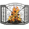 Retro Fire Screen Fireplace Gate Decor Fireguards Mesh Cover Hireplace Partition