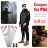 50lbs Recurve Bow and Arrow Set Traditional 50'' Archery Recurve Bow Hunting AU