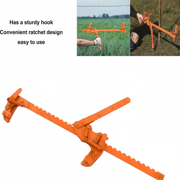 Heavy Duty Fence Stretcher Tool Wire Tensioner Barbed Smooth Wire Fence Fixer AU