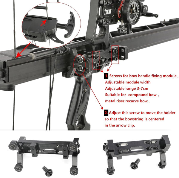 Archery Rapid Bow Shooter 6 Arrow Launcher Orbital Tool Compound Recurve Bow AU
