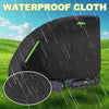Mini Excavator Cover Waterproof Zippered Excavators Cover for Bobcat E20 Black