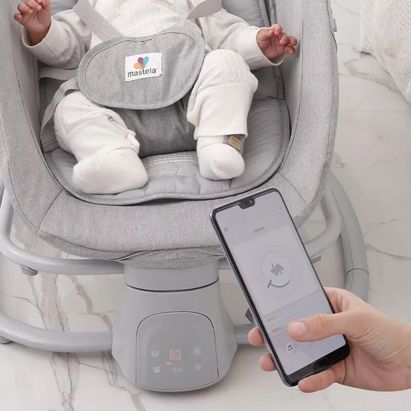 4in1 Baby Swing Bouncer Mastela New born Rocker Electric Leaf Bassinet Upto18Kg