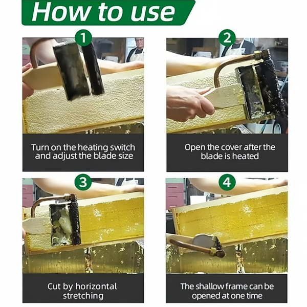 Hot Electric Honey Bee Supply Scraping Extractor Uncapping Hot Knife Beekeeping