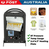 8T Hydraulic Heat Press Machine 2.4x4.7" Extraction Dual Heating Plates AU Plug