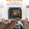 Retro Fire Screen Fireplace Gate Decor Fireguards Mesh Cover Hireplace Partition