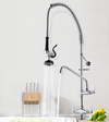 47" Commercial Pre-Rinse Sprayer High Pressure Washing Kitchen Sink Faucet AU