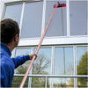 Solar Panel Cleaning Brush 7m Adjustable Water Fed Pole Outdoor Window Washing
