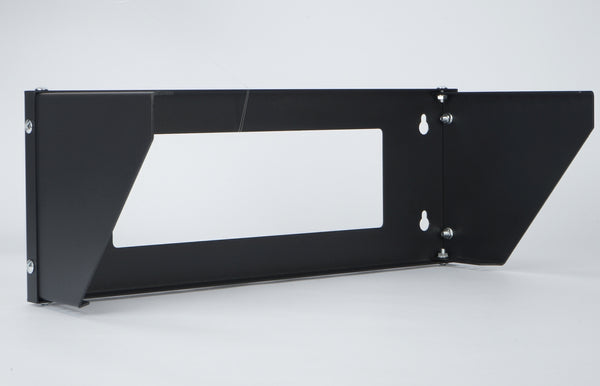19'' Vertical Wall Mount Steel Under-desk Server Rack Bracket Office Home